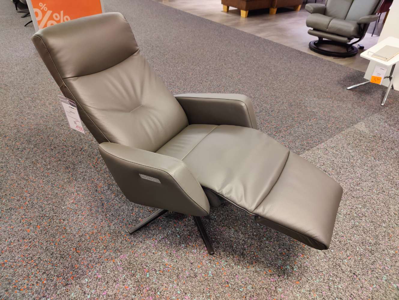 Relaxsessel – TV-Sessel – Leder – mit Motor inkl. Akku