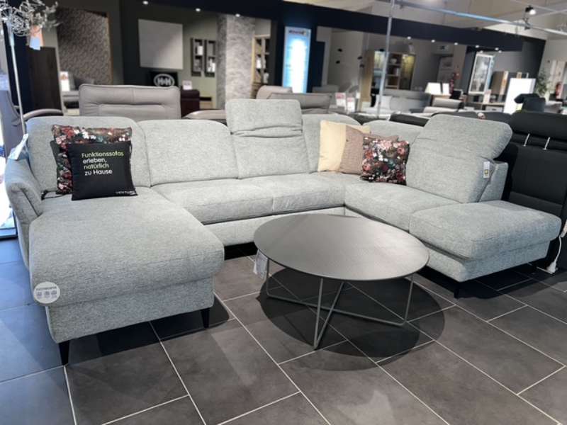 Wohnlandschaft mit Kopfteilverstellung-Schlaffunktion