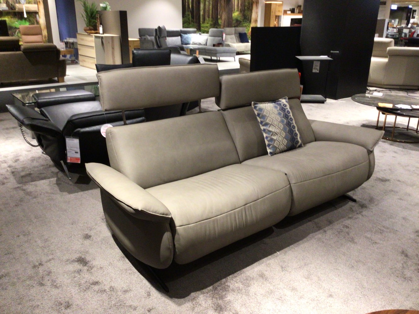 Möbel 3 Sitzer Himolla Sofa Modell 4255 Leder Motor XXXLutz