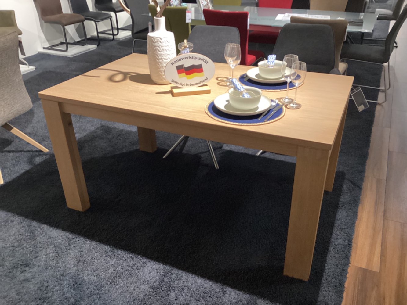 Esstisch „Bern“, Orig. Sedeo, Eiche Sonoma, ausziehbar auf 250cm