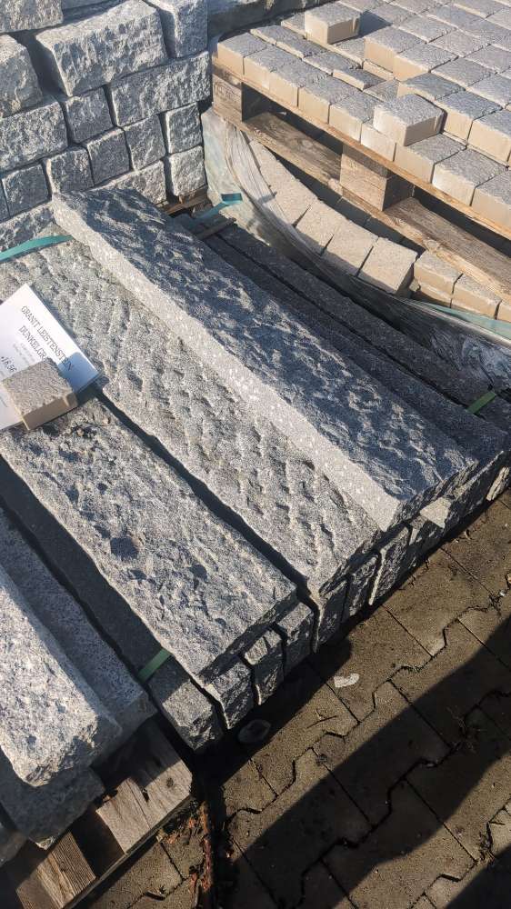 Granit Leistenstein Dunkelgrau 6x20x100cm G654