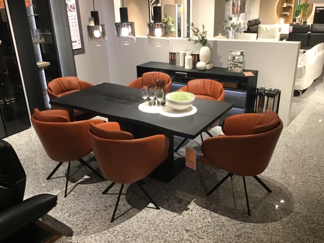 Möbel, Essgruppe Lenya, Anthrazit, XXXLutz Karlsruhe