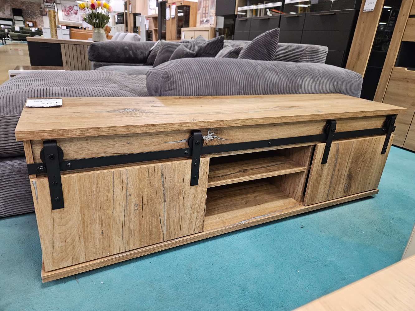 TV Lowboard Mangano Eiche Industrial statt 299€