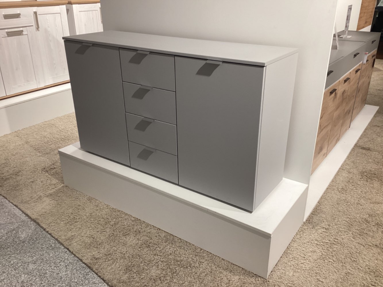 Kommode LIV’IN Sanford, Korpus/Front Seidengrau