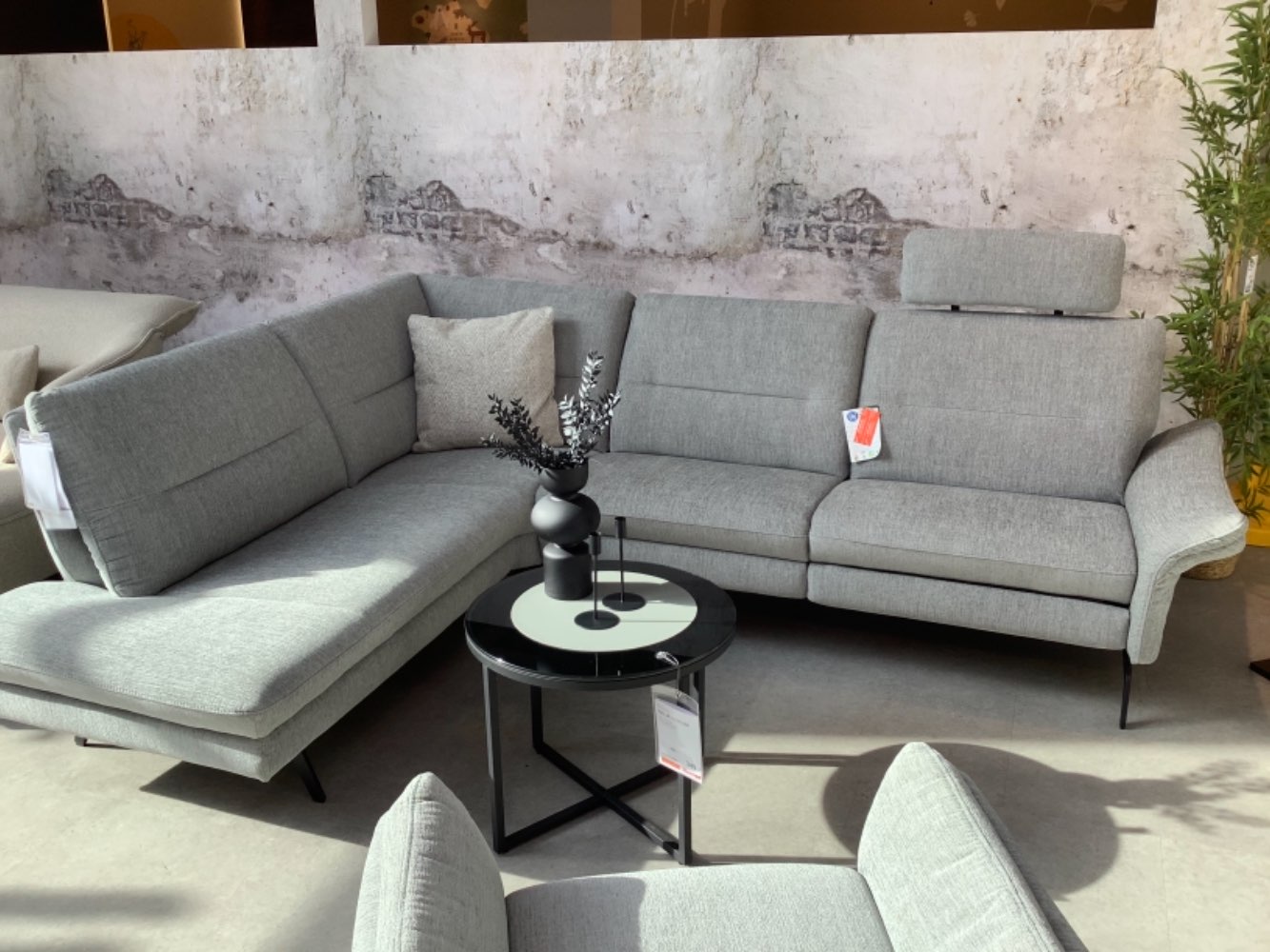 Polstergarnitur mit Relaxsessel