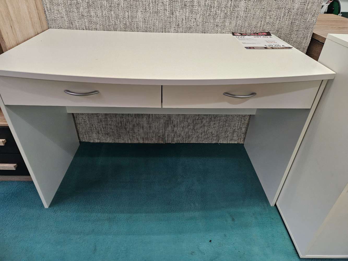 Noosa Schreibtisch weiß statt 297€