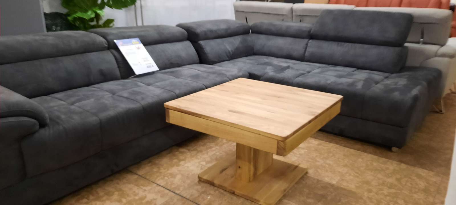 Couchtisch Eiche massiv 70x70xH46 cm ,statt 1239€