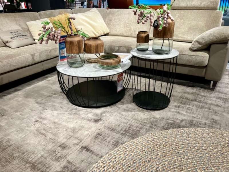 Tischset mit Keramikplatte