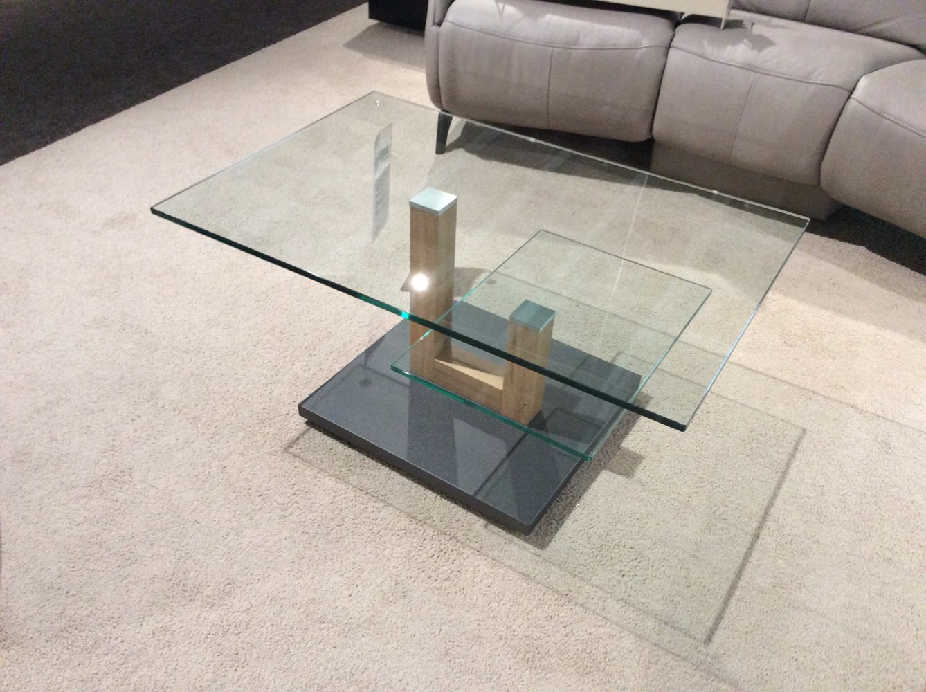 Glas Couchtisch Tischplatte In Klarglas Mass 60x44x90cm