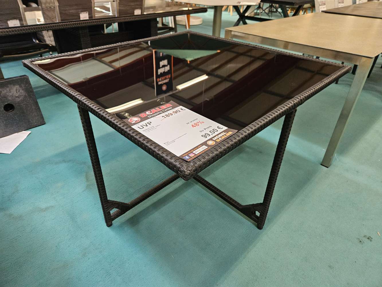 SSV Terassentisch Malta anthrazit statt 189€