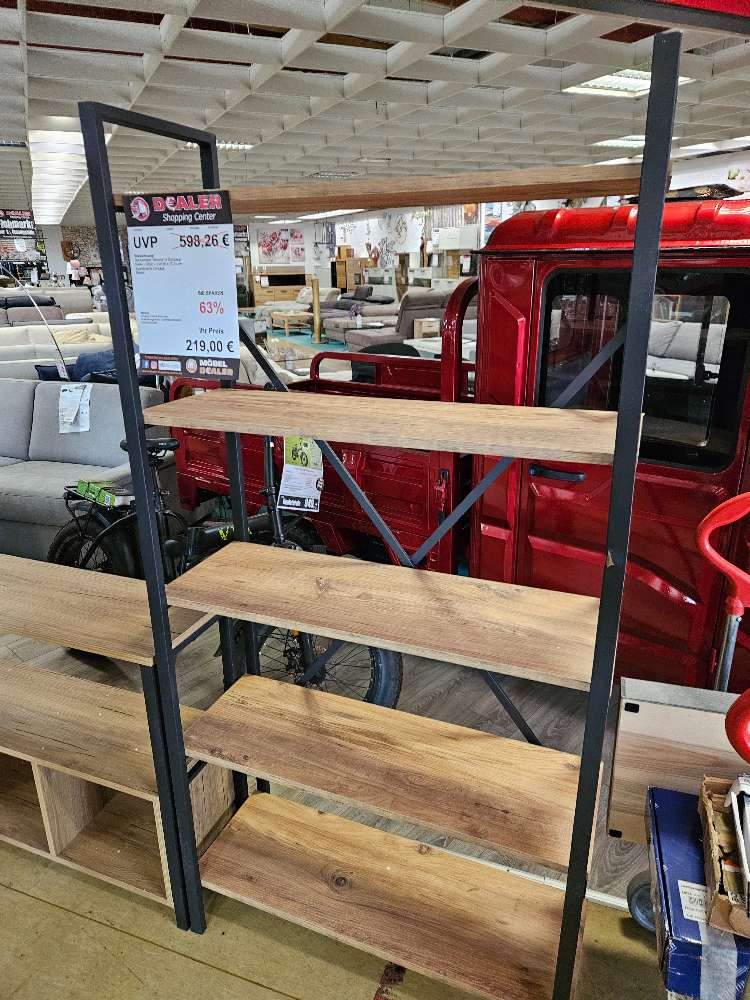 Bücherregal Athena Schwarz statt 598