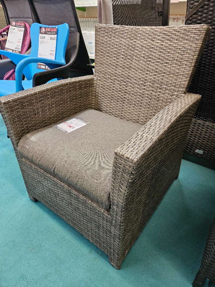 Gartensessel Grau/Braun statt 389€