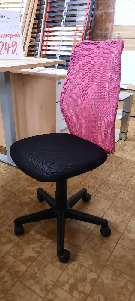 Bürostuhl Pink schwarz