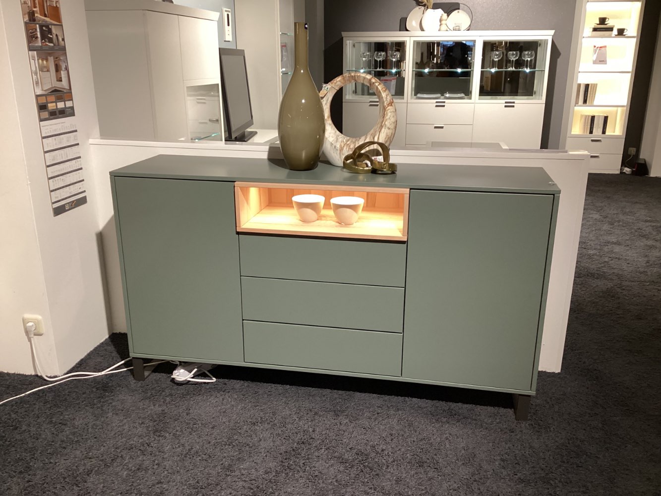 Sideboard „Arcos“, Orig. Arena, inkl. Nischenbeleuchtung