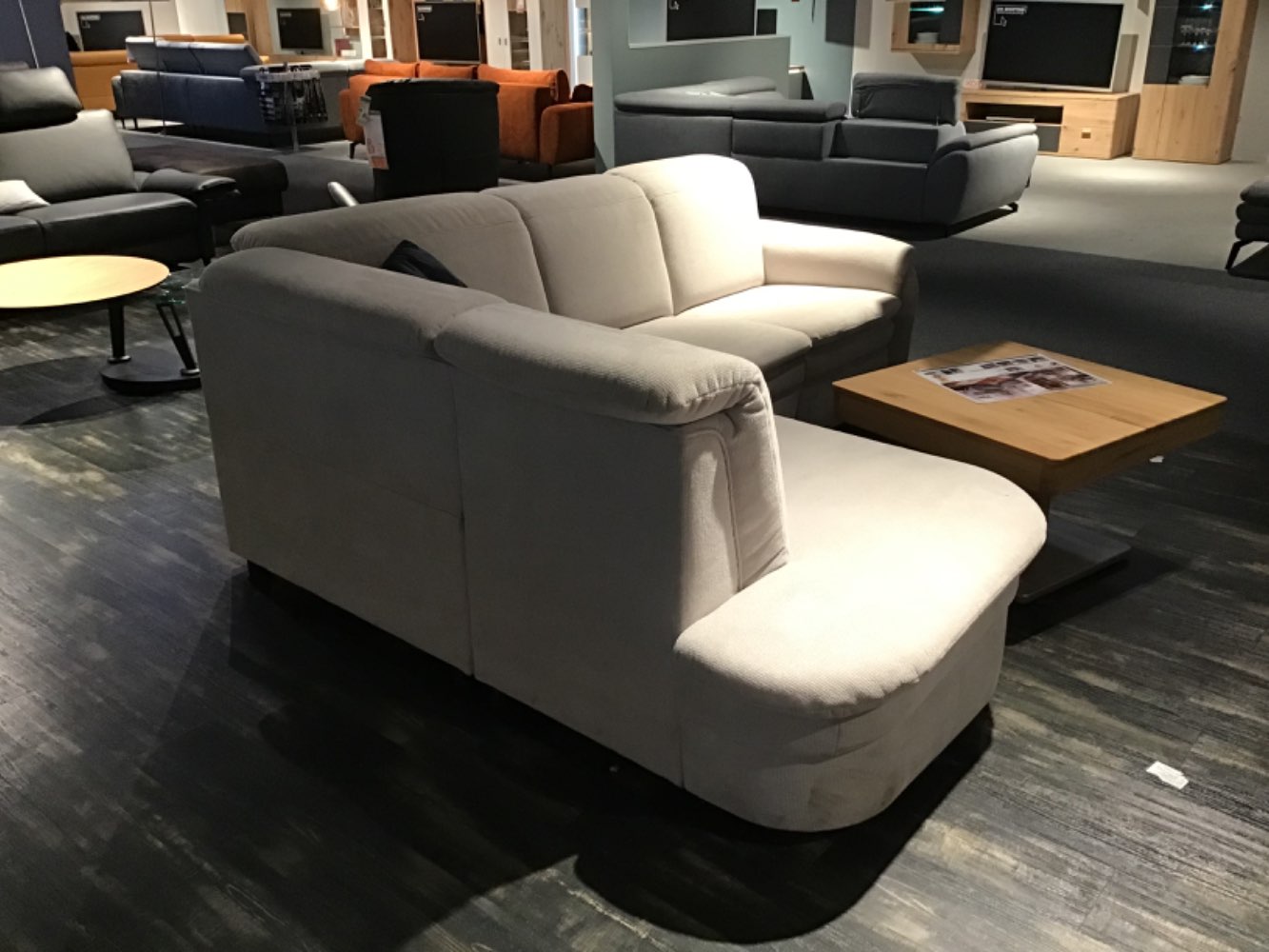 XXXLutz Ausstellungsstück Möbel Wohnlandschaft Valencia hellgrau