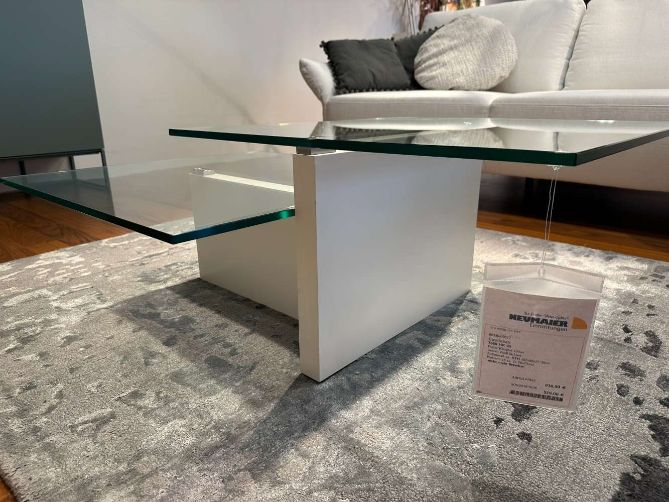 Couchtisch 7680 HK 09 / Klarglas