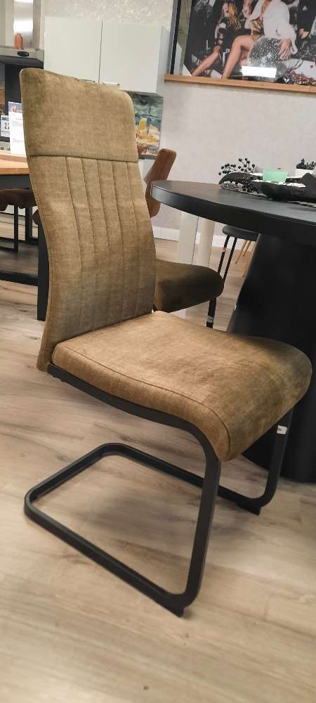 Schwingstuhl Stoff grün,statt 109€