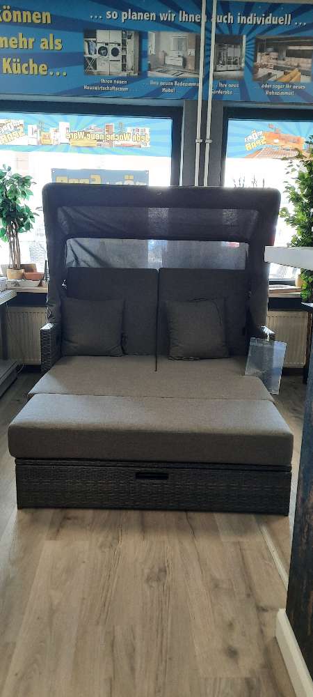 Geflecht-Set dunkelbraun 145x107x100 cm,statt 999€