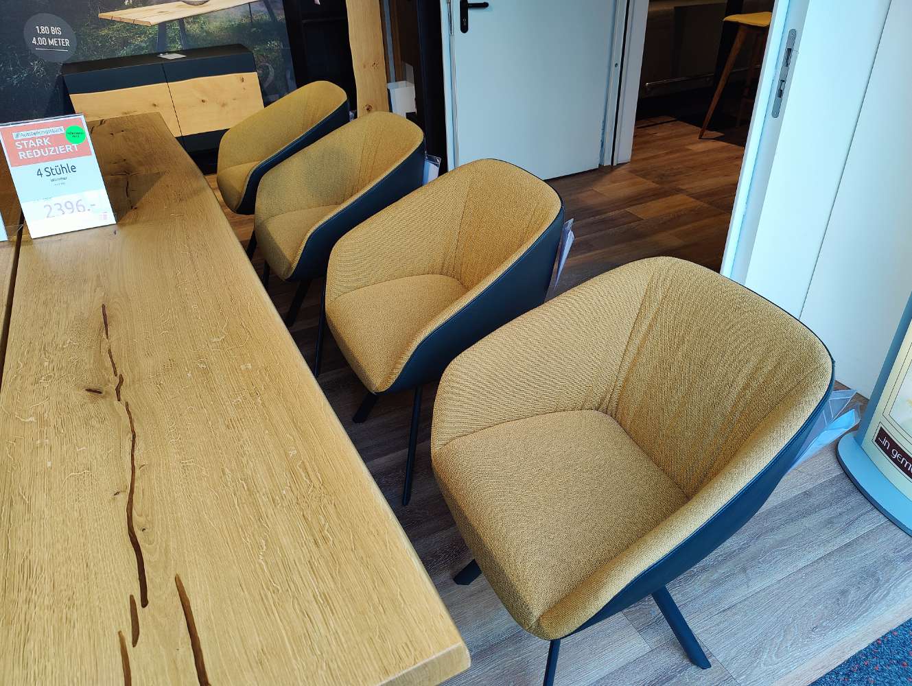 4 Schalenstühle – 4 Schalensessel – WIMMER – mit Drehfunktion