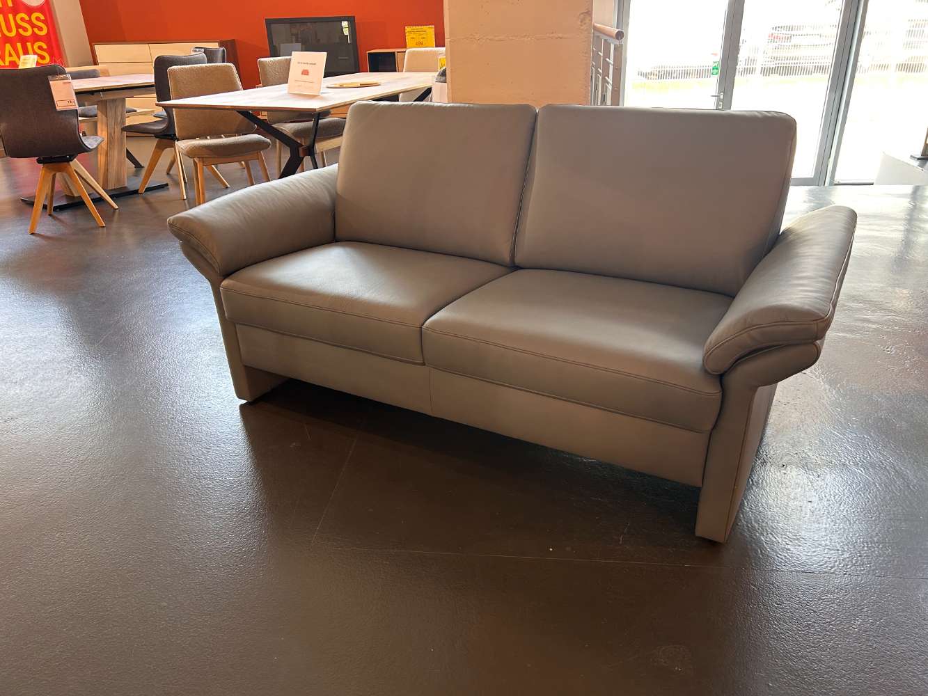 Carina 2,5 Sitzer Leder graublau