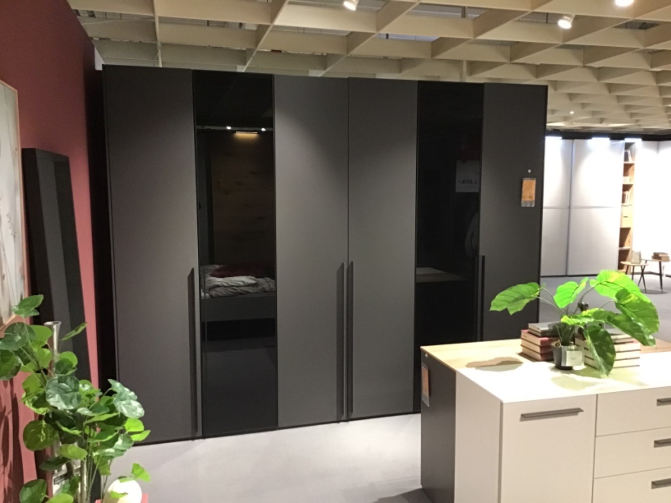 Möbel, Drehtürenschrank, My Studio, Schiefergrau, XXXLutz