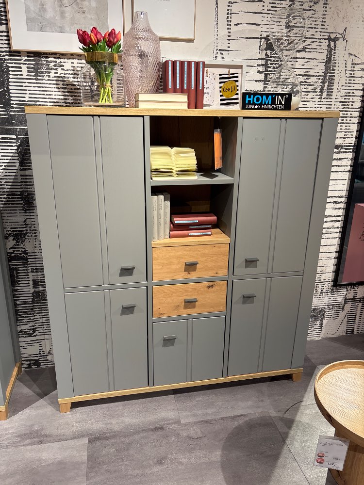 Möbel, Highboard, Eiche Artisan, XXXLutz