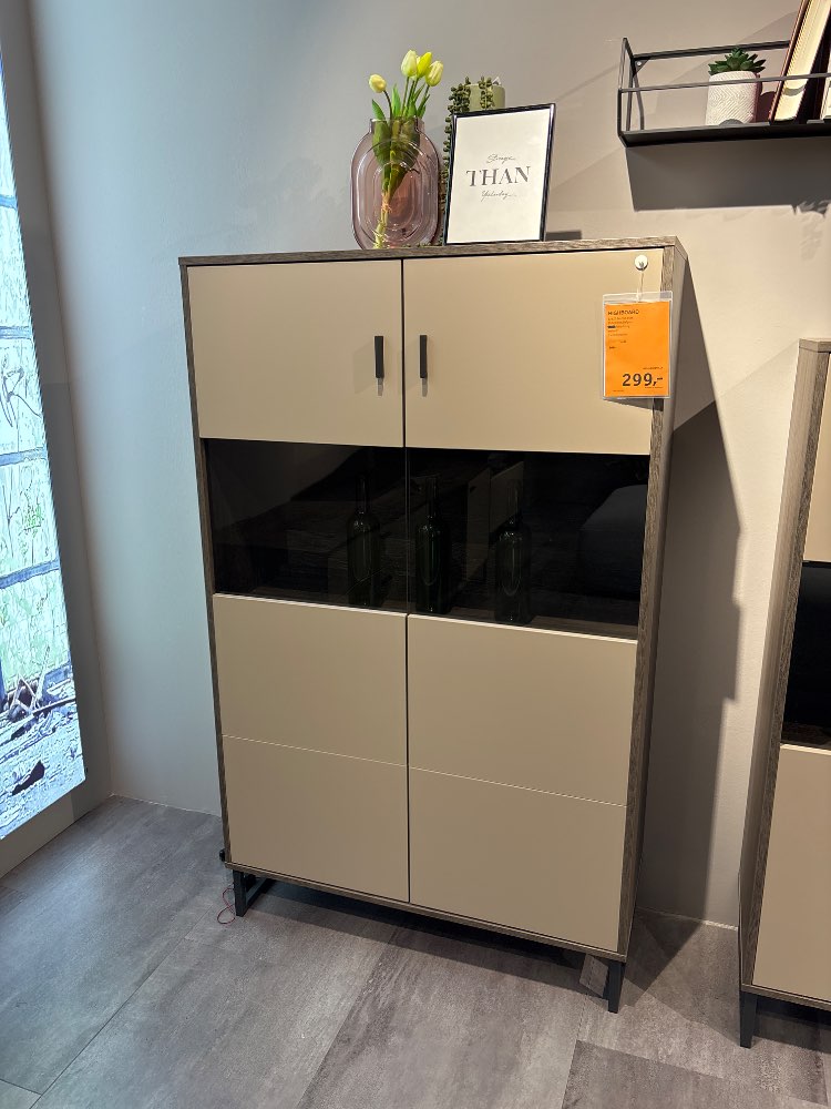 Möbel, Highboard, Grau, XXXLutz