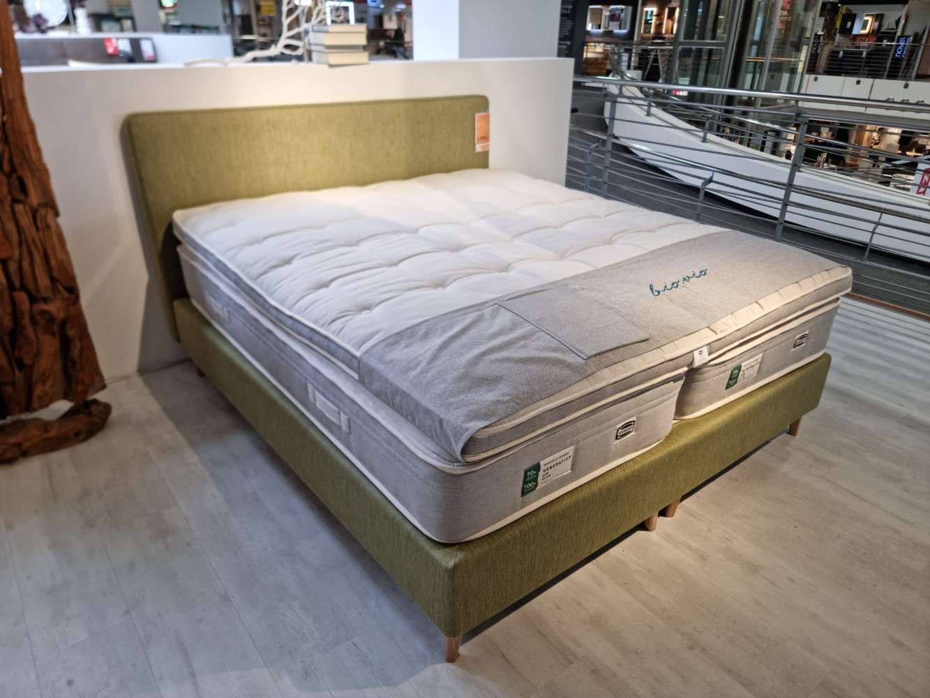 Möbel, BioVio, Boxspringbett, Grün, LGF180x200cm, XXXLutz