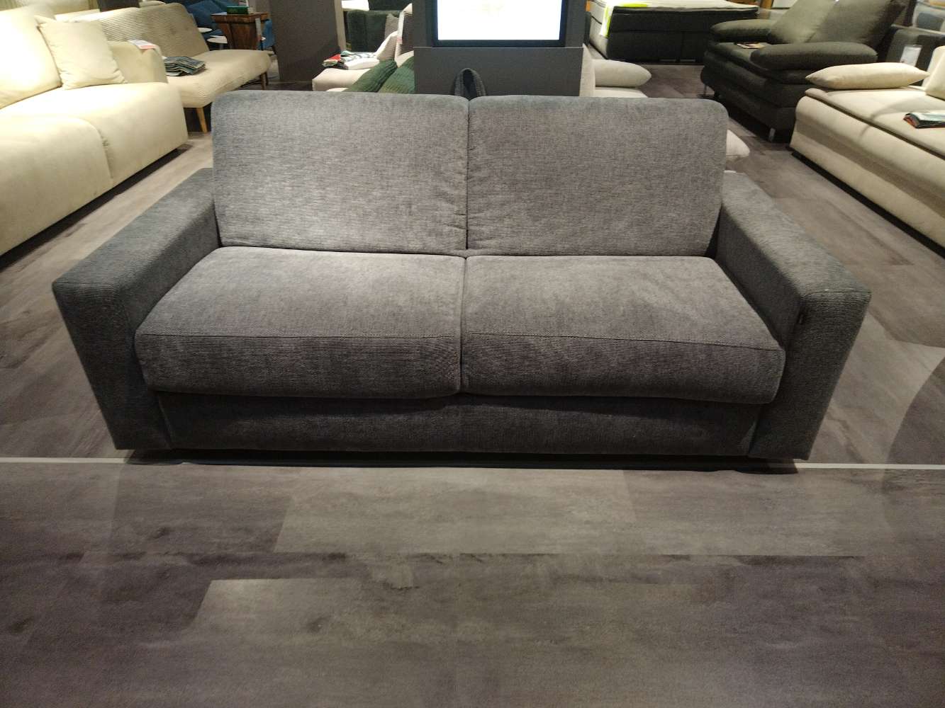 Möbel-Schlafsofa CarryHome-Stoff-Grau-XXXLutz
