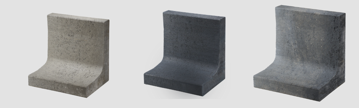 L-Steine / Winkelsteine 40 cm hoch verschiedene Farben (1Wahl)