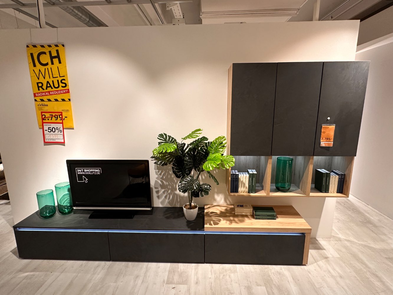 Wohnwand Stuart, Celina, XXXLUTZ, Möbel