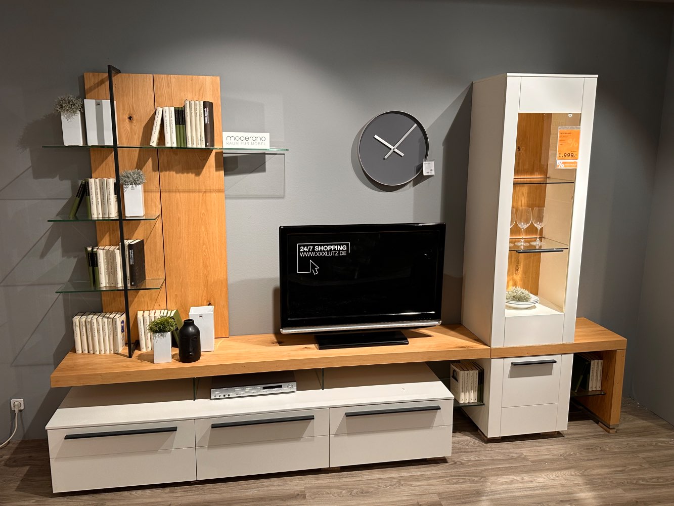 Wohnwand Valenza, Moderano, XXXLUTZ, Möbel