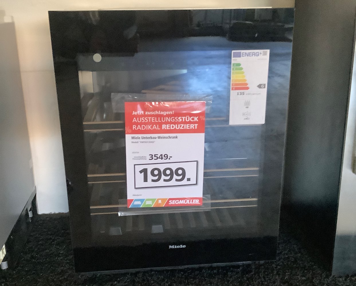 Miele Unterbau—Weinschrank KWT6312UGS