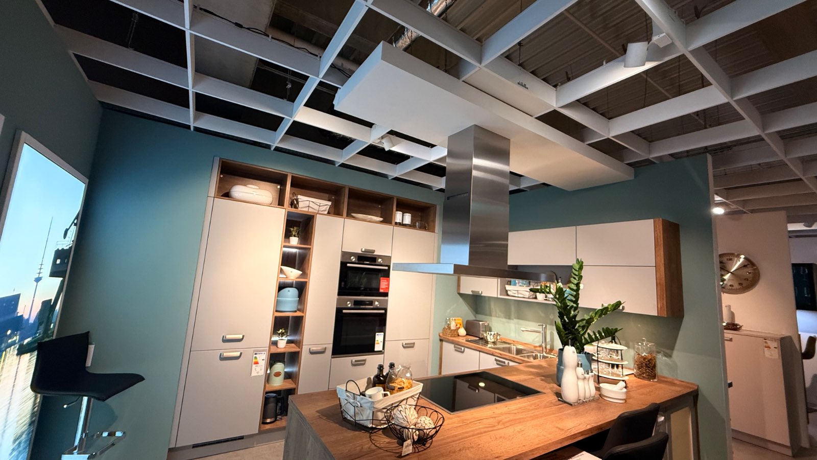 #320009 Einbauküche Nobilia Fashion Steingrau