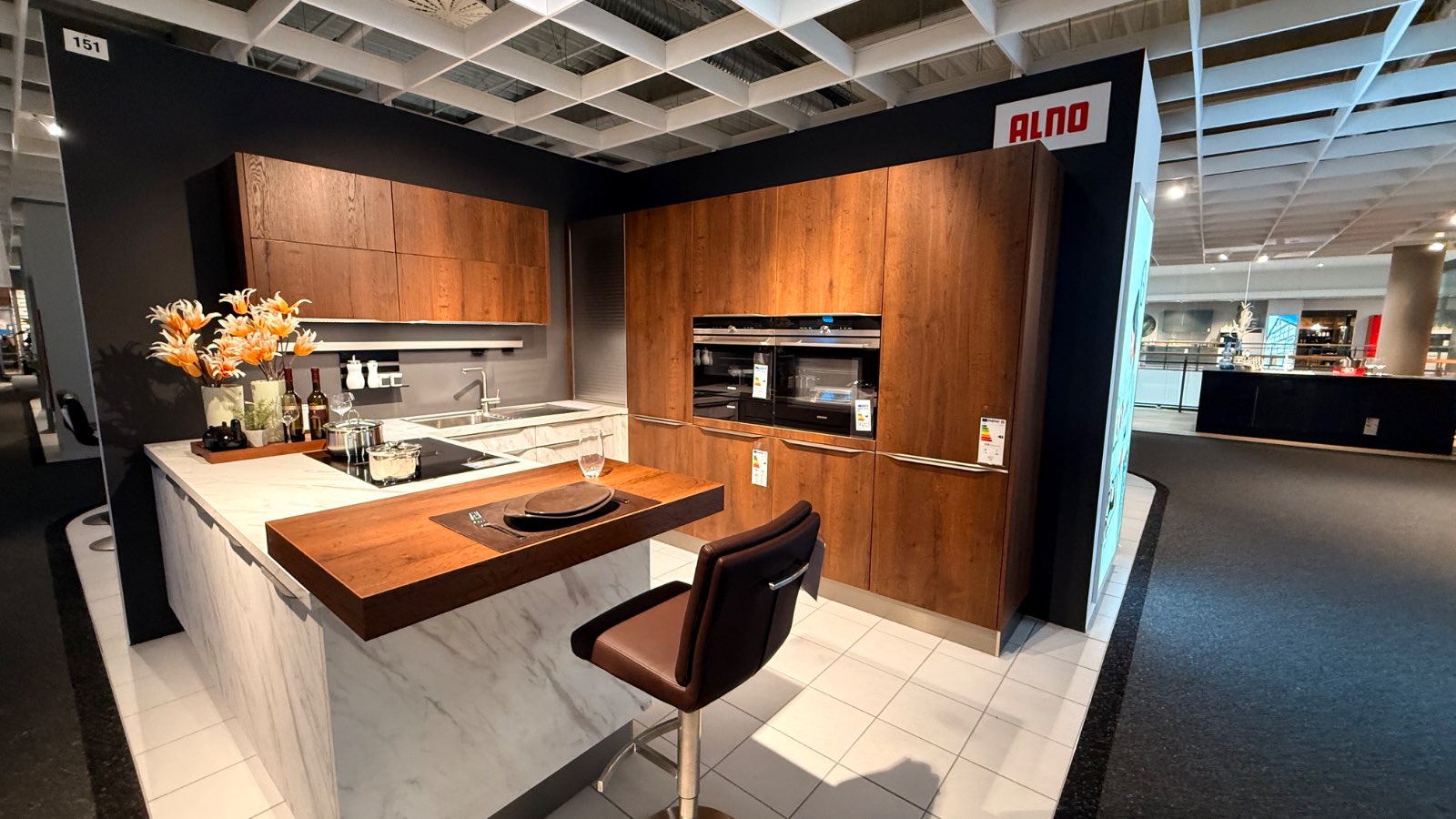 #320151 Einbauküche Häcker Toronto Alteiche natur