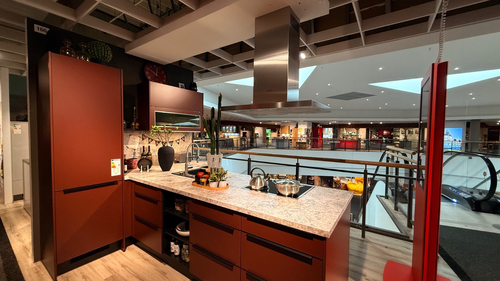 #320160 Einbauküche Impuls 1200 Cranberry