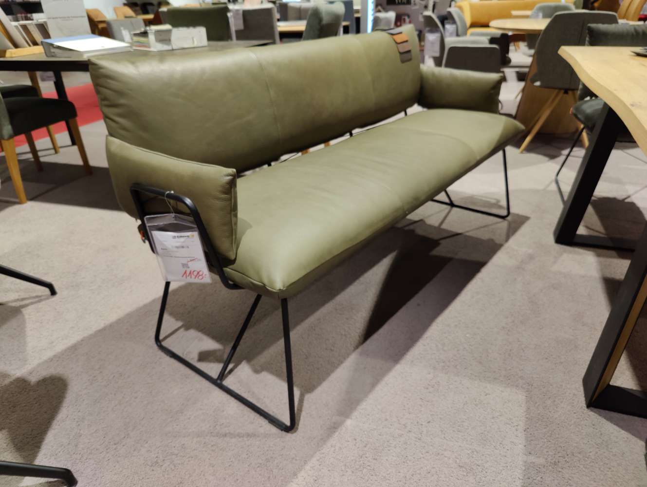 MOBITEC – Diningbank – Cosy – 160 cm – Leder