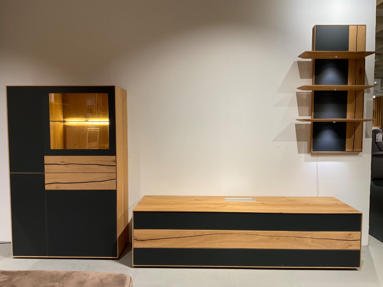 Anbauwand Wohnwand Solida