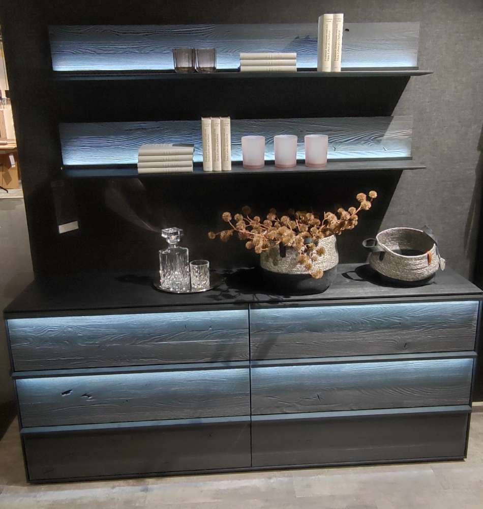 Lowboard mit 2 Regalen Lenya