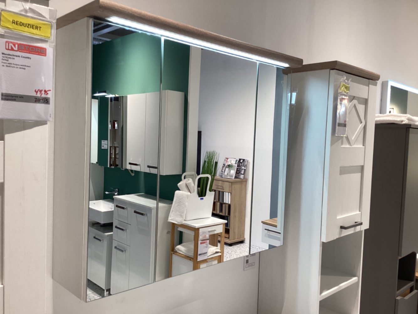 Spiegelschrank Country