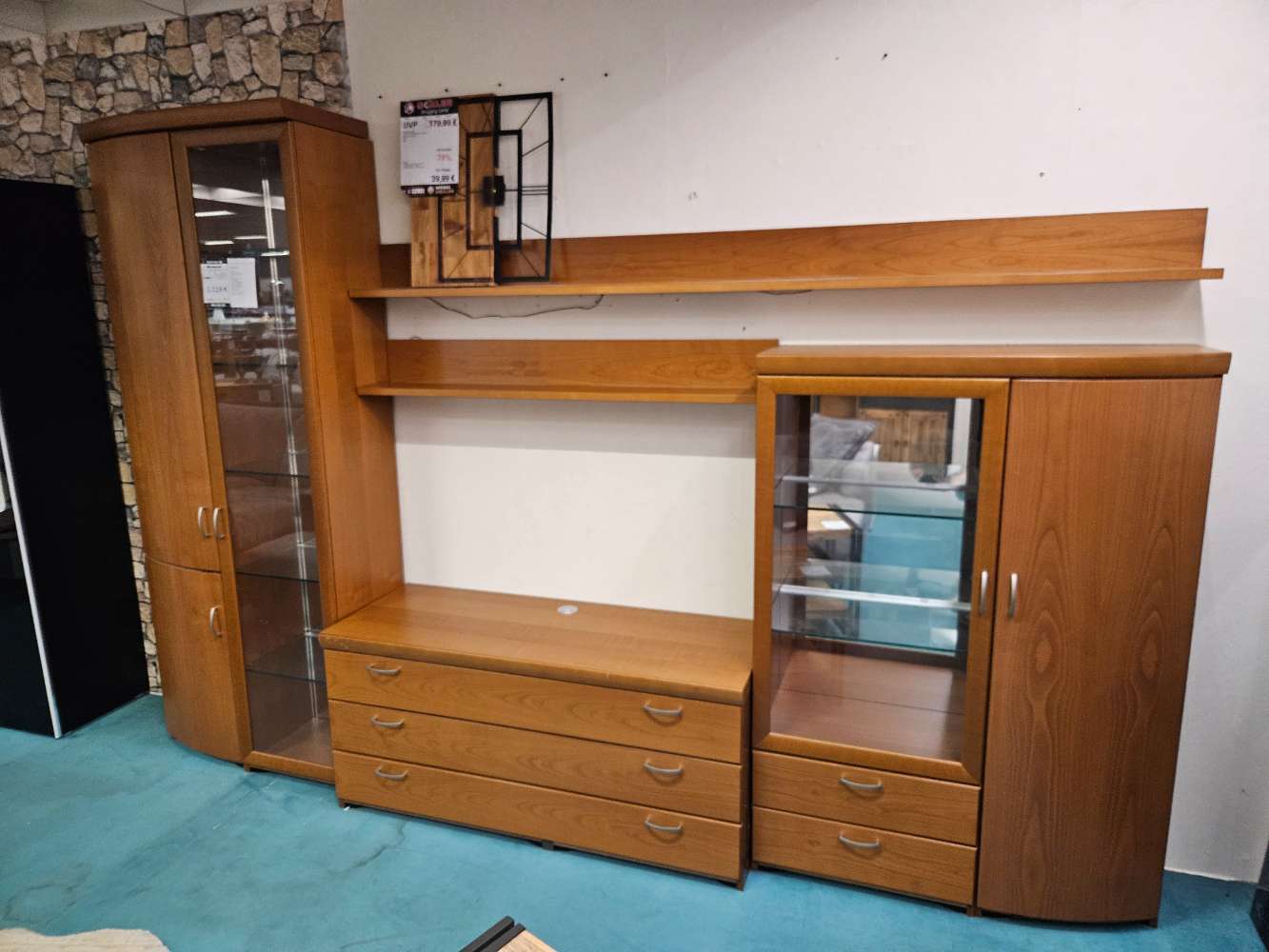 Wohnwand Kirschbaum furniert statt 5299€