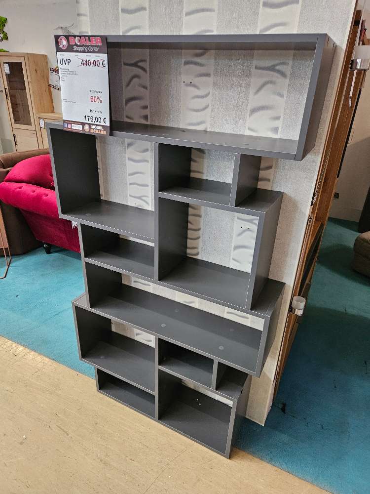Bücherregal Karmato in Schwarz statt 440€
