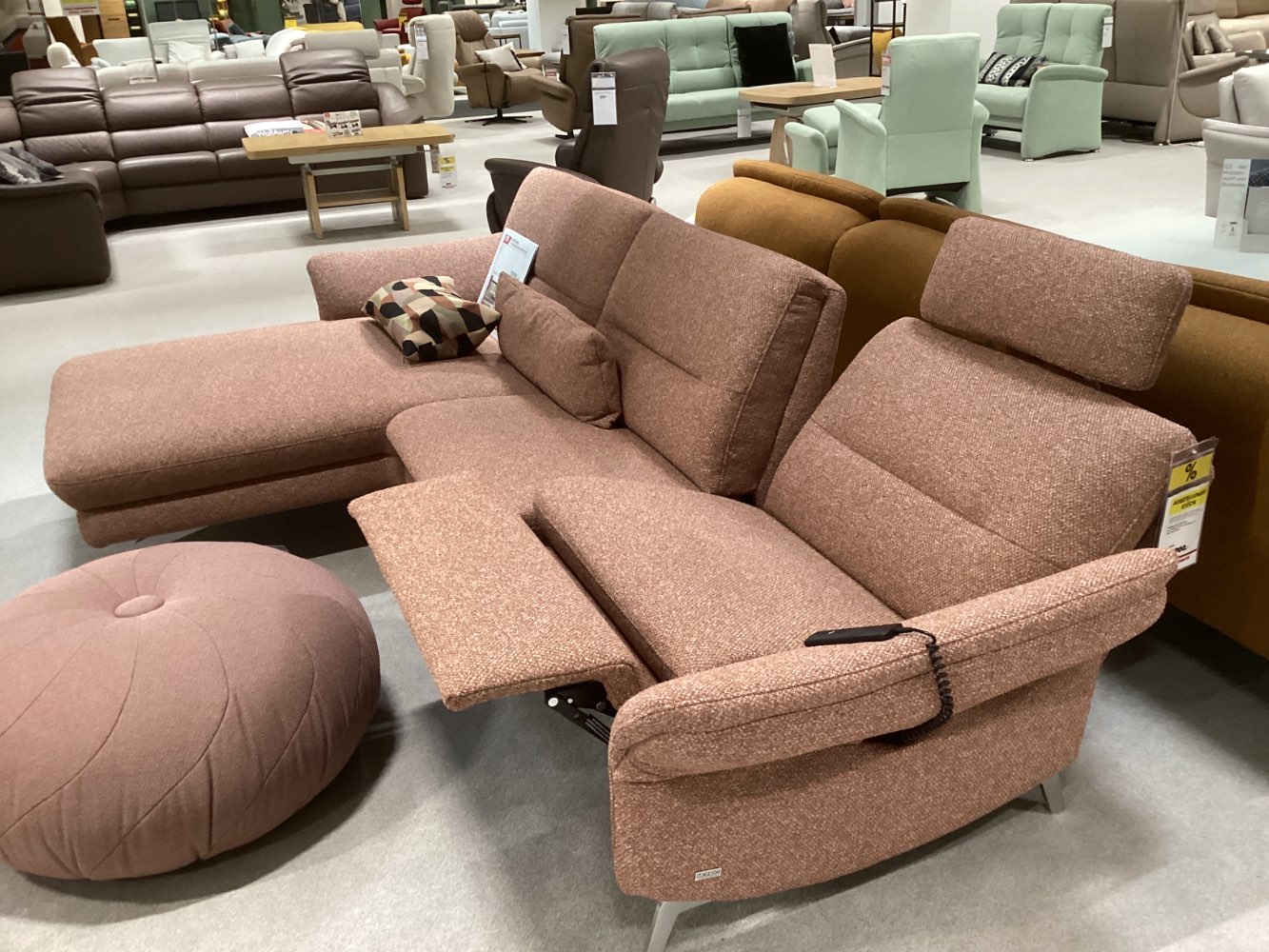 Polstergarnitur Stoff