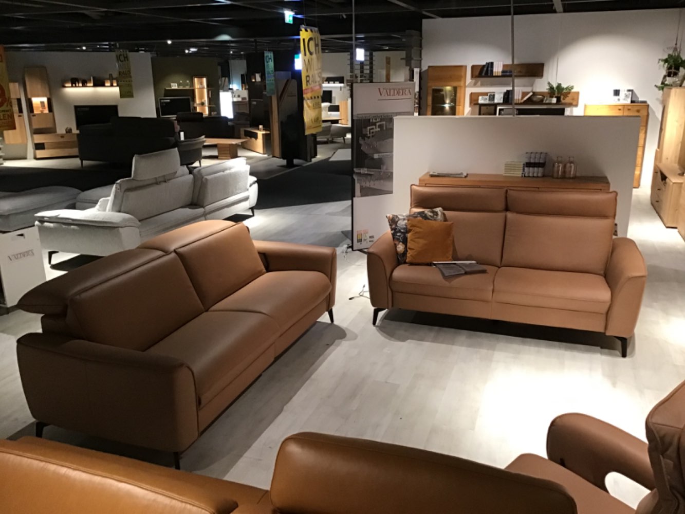 XXXLutz Ausstellungsstück Möbel 3-2-Sitzer Sofa Weser Leder