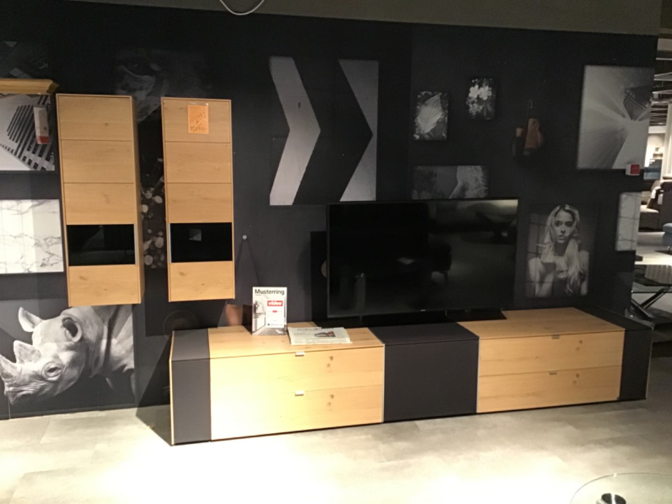 XXXLutz Ausstellungsstück Möbel Wohnwand Q-Media Musterring