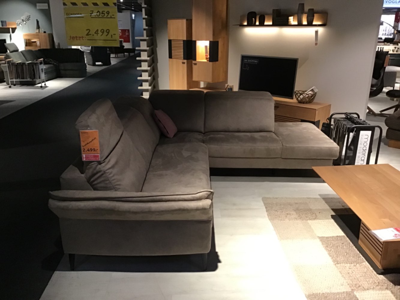 XXXLutz Ausstellungsstück Möbel Ecksofa Comfort Select Mikrofaser