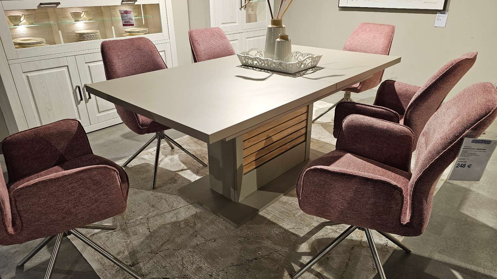 Esstisch ausziehbar mit Synchronauszug