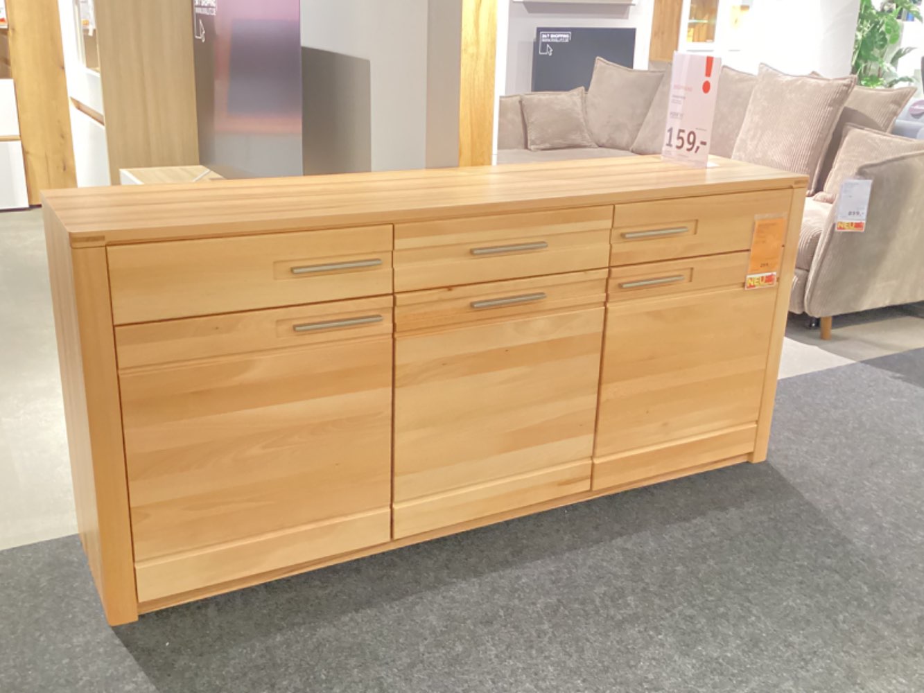 Sideboard INNOSTYLE „Nature One“ / Kernbuche Nachbildung / ca.190