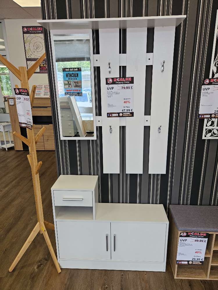 (EB) Garderobe Thekla weiß statt 79,99€