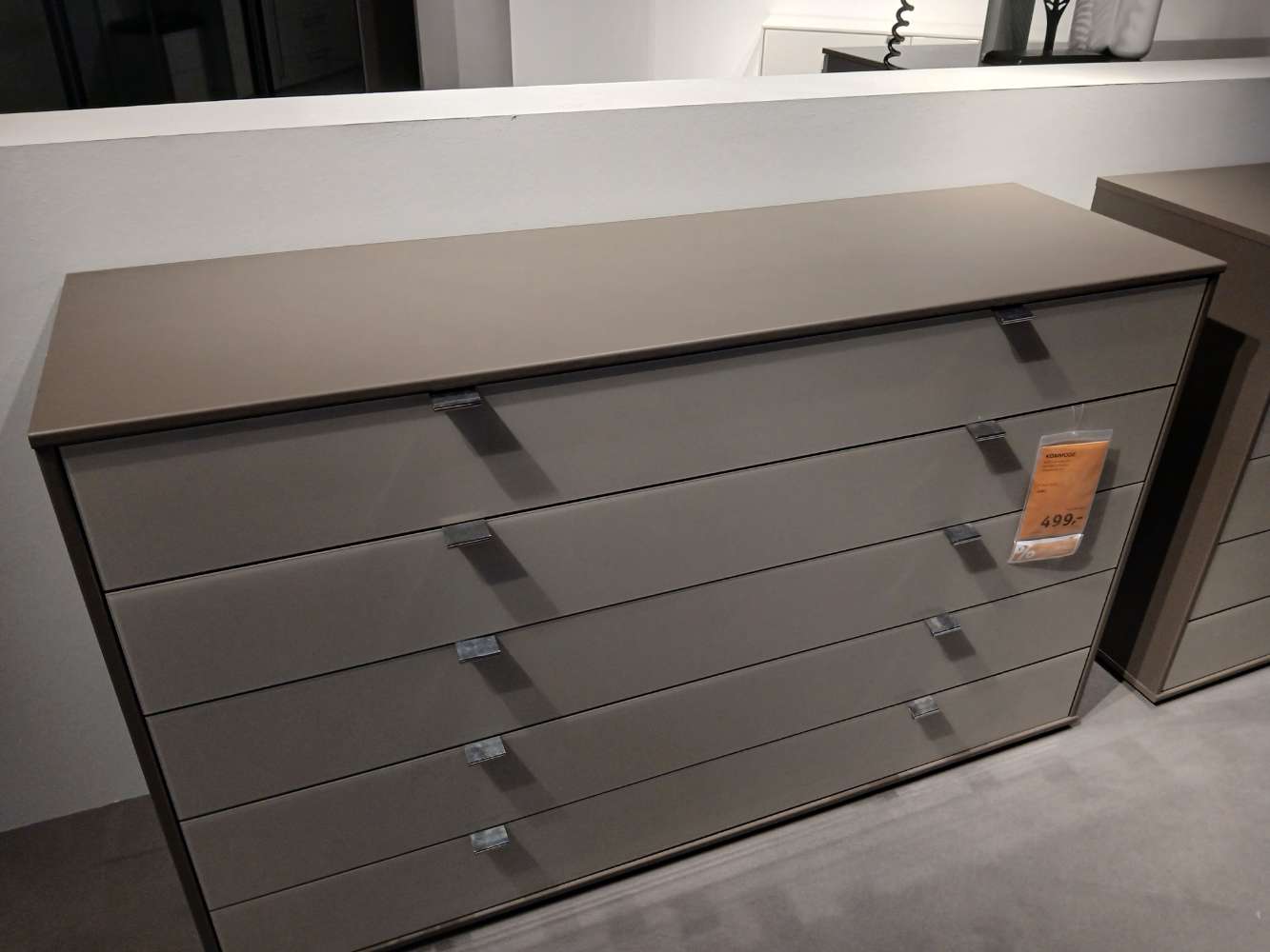 Kommode,Dieter Knoll, Milano, Kieselgrau, 141x86x43cm,XXXLutz